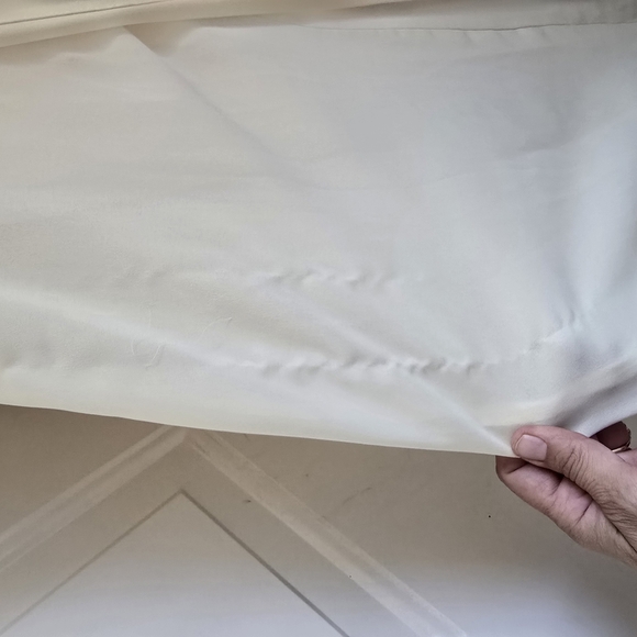 Pale Yellow Michaelangelo gown with rhinestone straps, size 14. Elegant & flowy. - Picture 8 of 8